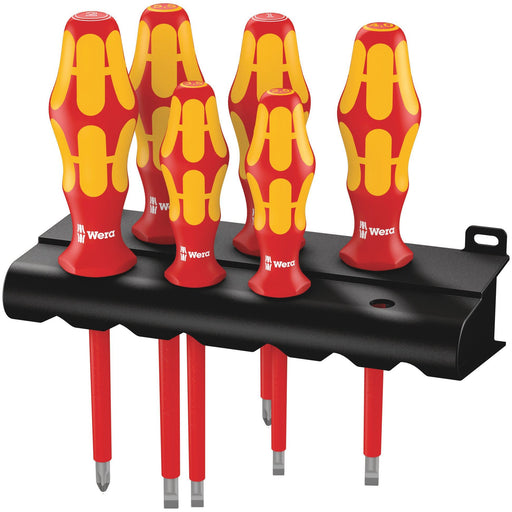 Wera - Werkzeugset VDE-Schraubendreher 006145 Satz 6-tlg mit Rack