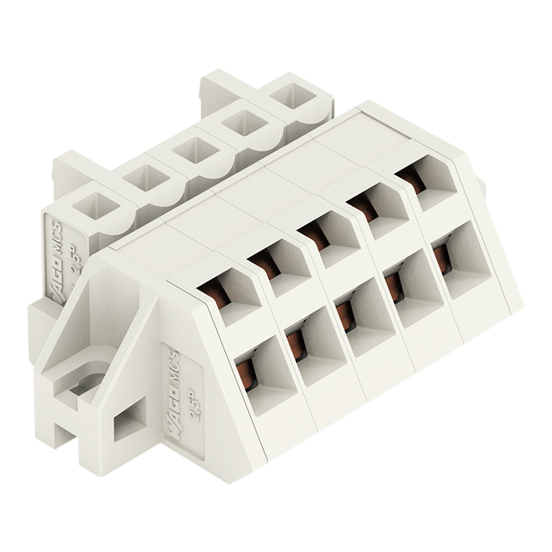 WAGO - Kabelsteckverbinder für Leiterplattensteckverbinder 1-Leiter Federleiste 721-305/031-000 CAGECLAMP 2,5mm²,lgr − 50 Stück