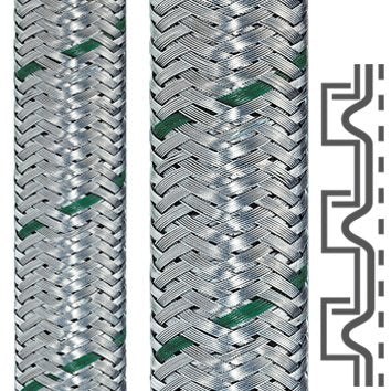 Flexa - Metall-Schutzschlauch Metallschutzschlauch SPR-PVC-EDU-AS, AD36 AD 36, 28 x 36 mm − 25 Meter