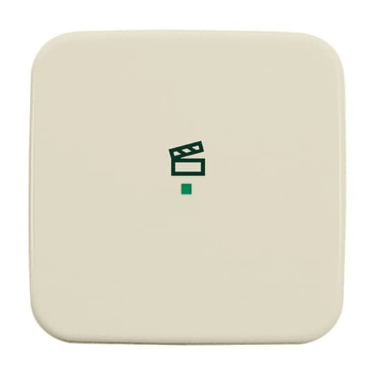 Busch-Jaeger - Bussystem-Tastwippe Wippe 1-fach, Symbol Licht 6233-10-212 weiß
