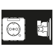 Jung - Steckdose SCHUKO-Steckdose 16 A 250V CD 1520 BFNAKO m.Berührungsschutz