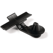 HellermannTyton - Befestigungsschelle für Kabel/Rohre Befestigungsclip 155-01600(500) schwarz − 500 Stück