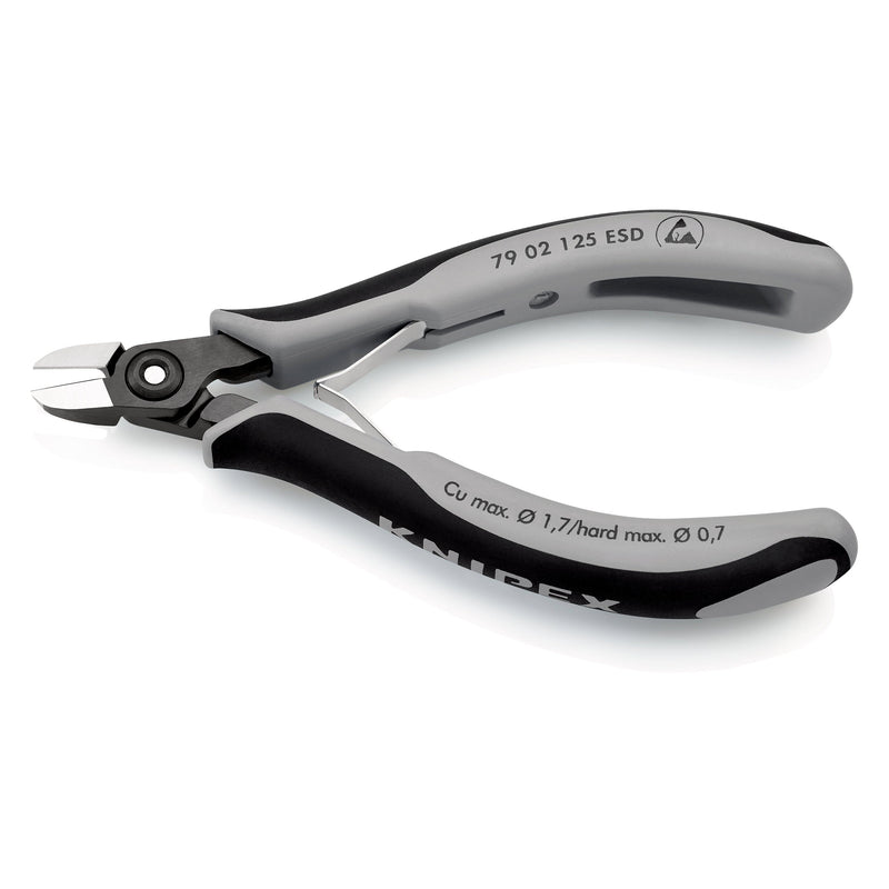 Knipex - Seitenschneider Elektronik-Seitenschneider 79 02 125 ESDSB − 1 Stück