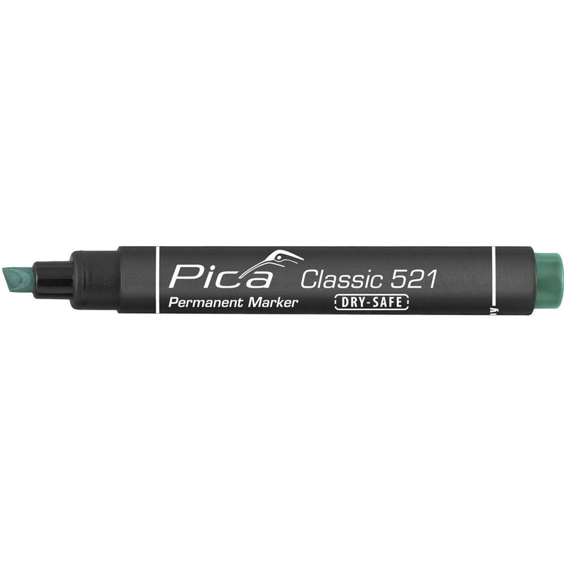 Pica-Marker - Markierungsstift Permanentmarker 521/36 grün − 10 Stück