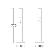 Steinel - Wegeleuchte Sensor-LED-Außenleuchte GL 65 S 3000K anthrazit
