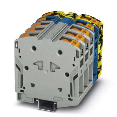 Phoenix Contact - Durchgangs-Reihenklemme Hochstromklemme PTPOWER 50-3L/FE − 3 Stück