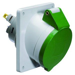 Bals Elektrotech - CEE-Anbausteckdose (IEC 60309) Anbausteckdose geneigt 16A 12782 4p >50V 2h IP44