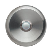 Grothe - Klingeldrücker Klingeltaster rund ETA S 100 LED ws 80mm, Edelstahl UP