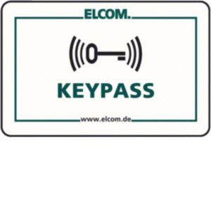 Elcom - Elektronischer Datenträger für Schalteinrichtung für Gefahrenmeldesystem Keypass-Card KPC-010 (VE10) f.Keypass-Reader