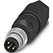 Phoenix Contact - Rundsteckverbinder, feldkonfektionierbar (Industriesteckverbinder) Sensorsteckverbinder SACC-M 8MS-3QO-0,25M St.,3p M8 gerade
