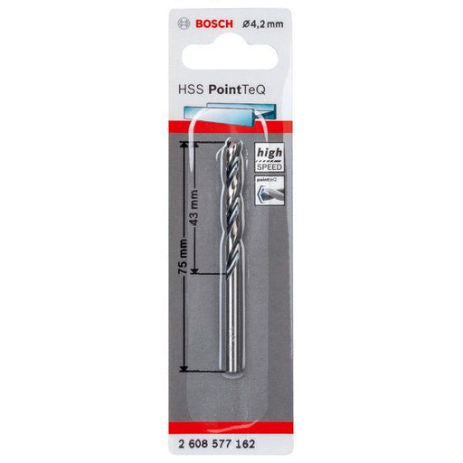 Bosch - Bohrer Metallspiralbohrer HSS 2608577162 PointTeQ DIN 338 4,2