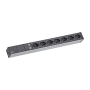 Bachmann - Power distribution unit (PDU) Steckdosenl. 482,6mm(19Z) 800.1258 7xCH T23 3,0m