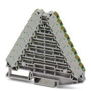 Phoenix Contact - Durchgangs-Reihenklemme Rangierverteiler PTRV 8 /GN − 10 Stück