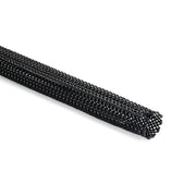 HellermannTyton - Hohlgeflechtschlauch Geflechtschlauch HEGPA6640-N66-BK-L4 Polyamid, schwarz − 50 Meter