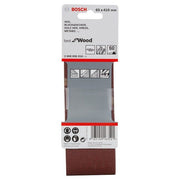 Bosch - Schleifpapier/Schleifvlies PRO X440 Schleifband, 65 x 2608606016 410 mm, G60, 3-tlg