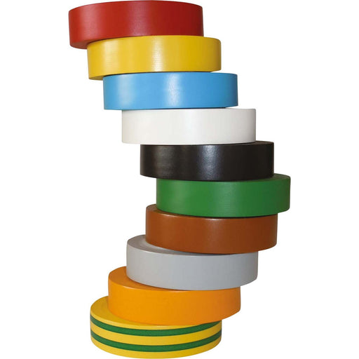 HellermannTyton - Klebeband PVC Isolierband-Set HTAPE-FLEX15 (VE10) 15x10-PVC-MIX