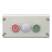 Eaton - Befehls- und Meldegeräte-Kombination im Gehäuse 2F-Drucktaster M22-I3-M2 2S2Ö,Aufbau,m.LED
