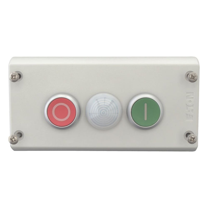 Eaton - Befehls- und Meldegeräte-Kombination im Gehäuse 2F-Drucktaster M22-I3-M2 2S2Ö,Aufbau,m.LED