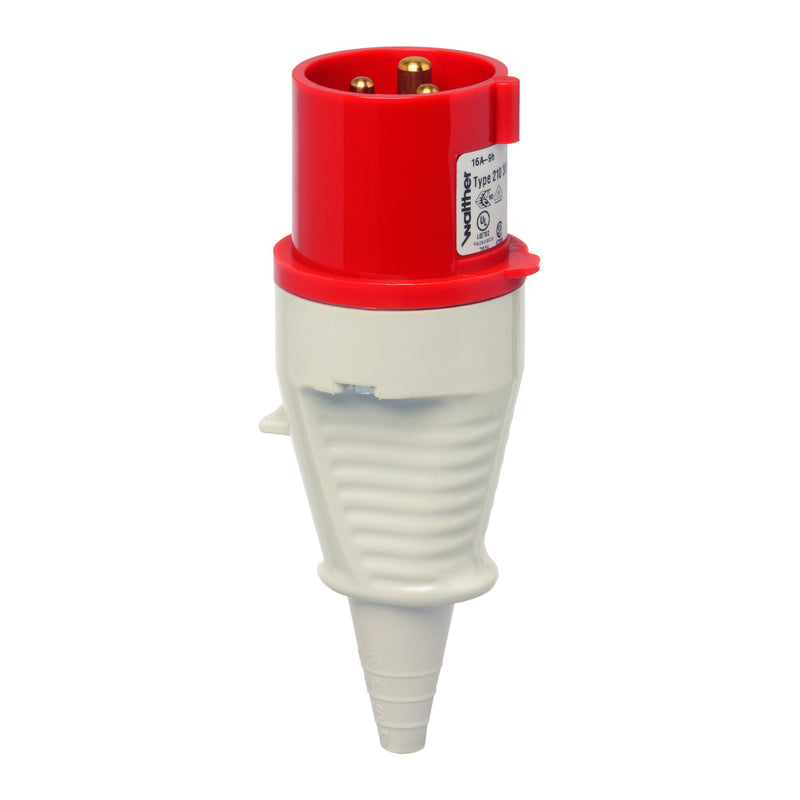 Walther Werke - CEE-Stecker (IEC 60309) Stecker 16A 210 NI 5P 400V 6h IP44