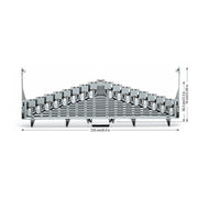 WAGO - Durchgangs-Reihenklemme Rangierklemme 727-119 2x0,08-1,5mmq grau − 25 Stück