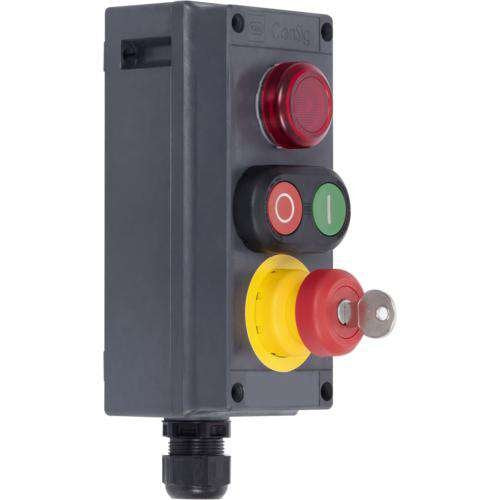 Stahl - Befehls- und Meldegeräte-Kombination im Gehäuse Befehlsgerätesystem 130903 Reihe ConSig 8040 − 1 Stück by Stahl
