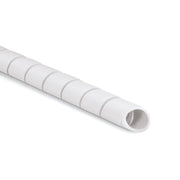 HellermannTyton - Kabelbündelungsschlauch Spiralschlauch SBPEFR16 WH-PE − 30 Meter