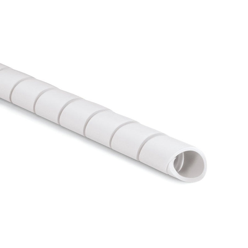 HellermannTyton - Kabelbündelungsschlauch Spiralschlauch SBPEFR16 WH-PE − 30 Meter