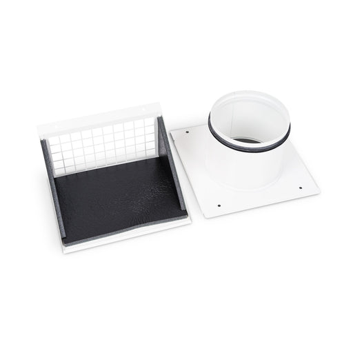 Etherma - Zubehör/Ersatzteile für Warmwasserspeicher Außenwandblende ET-AQUA-WHP-OWP für AQUA WHP, weiß