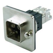 Telegärtner - Modularer Steckverbinder STXV14 RJ45 Zentr.-Flansch 100007425 RJ45Modul A Cat.6A M