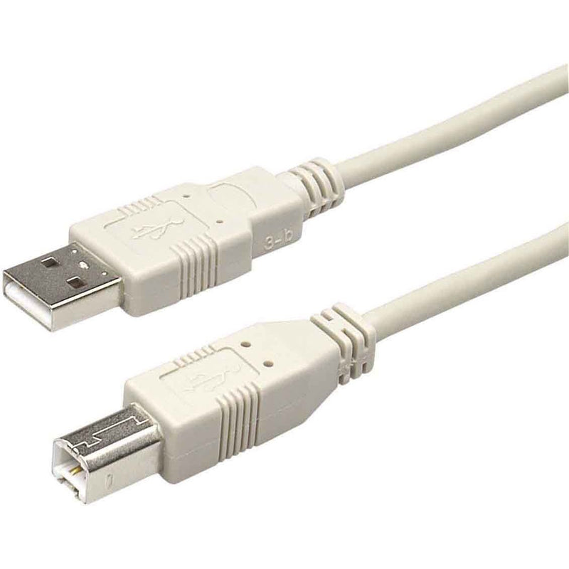 Bachmann - PC-Kabel USB-Anschlusskabel 940.045 hellgrau