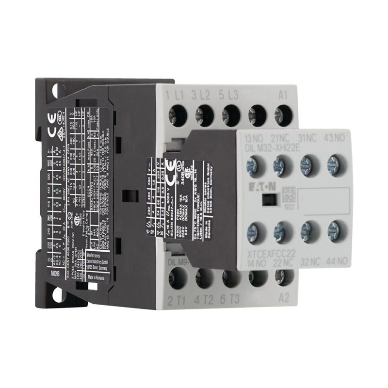 Eaton - Leistungsschütz zum Schalten von Wechselstrom Leistungsschütz DILM9-22(24VDC) 4kW/400V,DC