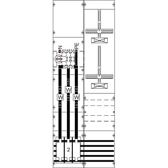 Striebel&John - Zählerfeld Mess-u.Wandlerfeld kpl. KA4316 BH5 2 FB