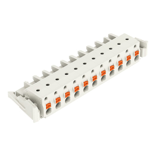 WAGO - Kabelsteckverbinder für Leiterplattensteckverbinder 1-Leiter-Federleiste 2721-211/037-000 Push-inCAGECLAMP,lgr − 10 Stück