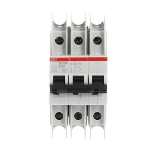 ABB Stotz S&J - Leitungsschutzschalter Sicherungsautomat SU203M-K3 10kA, 3A, 3P