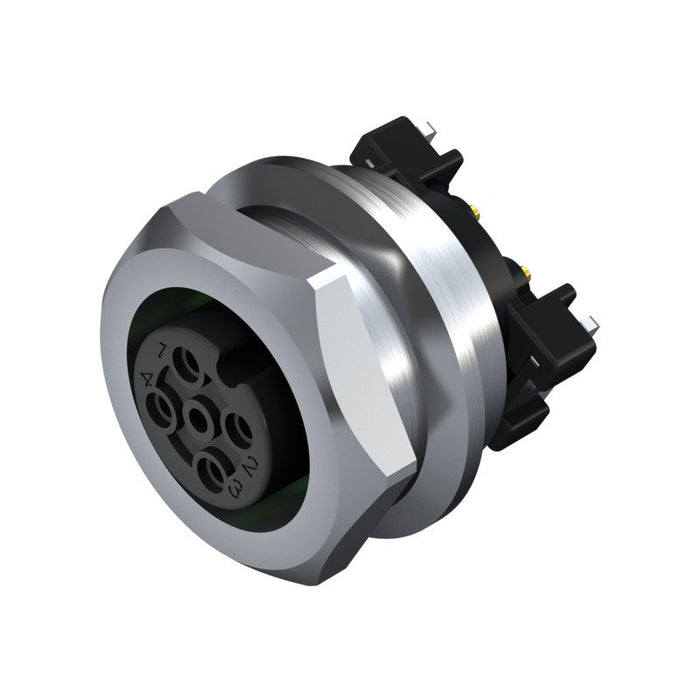 Weidmüller - Rundsteckverbinder, Einbau (PCB) Stecker SAIE-M12B-5-9SMT M12  − 25 Stück
