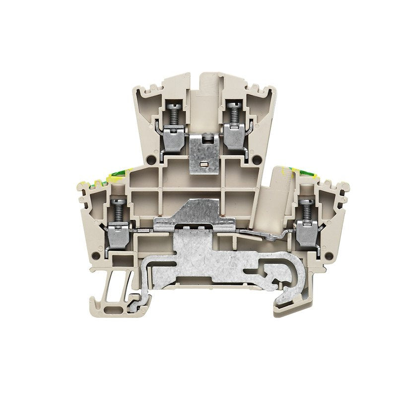Weidmüller - Durchgangs-Reihenklemme Durchgangsklemme WDK 2.5DU-PE 69,5x5,1x63mm − 50 Stück