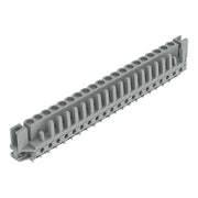 WAGO - Leiterplattensteckverbinder THT-Federleiste gerade 232-150/047-000 Rastermaß 5mm,grau − 10 Stück