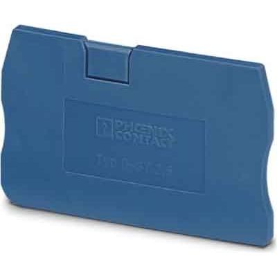 Phoenix Contact - Abschluss- und Zwischenplatte für Reihenklemme Abschlussdeckel D-ST 2,5 BU 48,5x2,2x36,5 mm, bl − 50 Stück