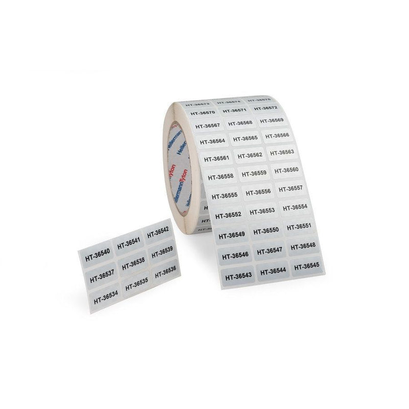 HellermannTyton - Kennzeichnungsmaterial Etiketten TAG66TD1-1203-SR 50,8x36,5mm