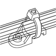 HellermannTyton - Befestigungssockel und -element für Kabelbinder Befestigungssockel TY3F1PA66NA(1000) 19x8 mm, natur − 1000 Stück