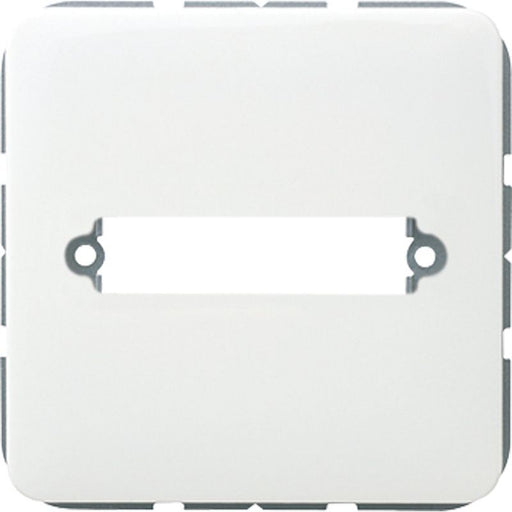 Jung - Einsatz/Abdeckung für Kommunikationstechnik Abdeckung aws CD 594-1 WW für Trapezsteckverb