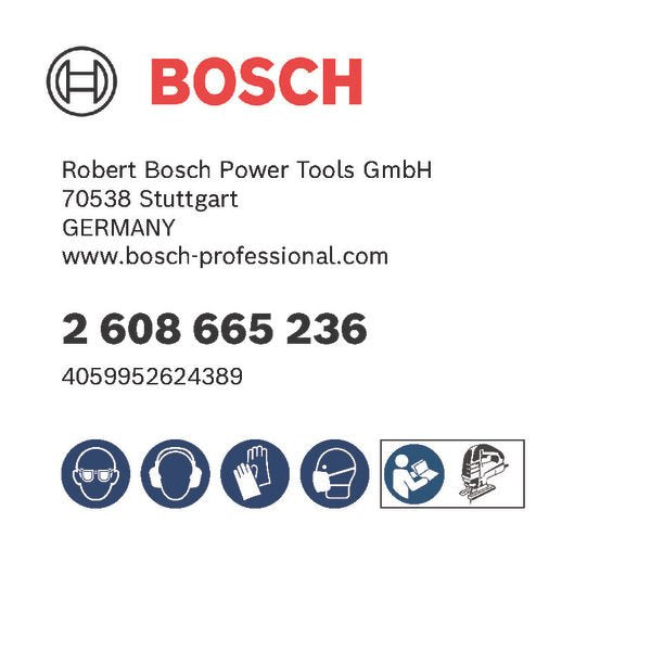 Bosch - Stichsägeblatt PRO Wood precise T344DP 2608665236VE(2) Stichsägeblatt 152 − 10 Packung