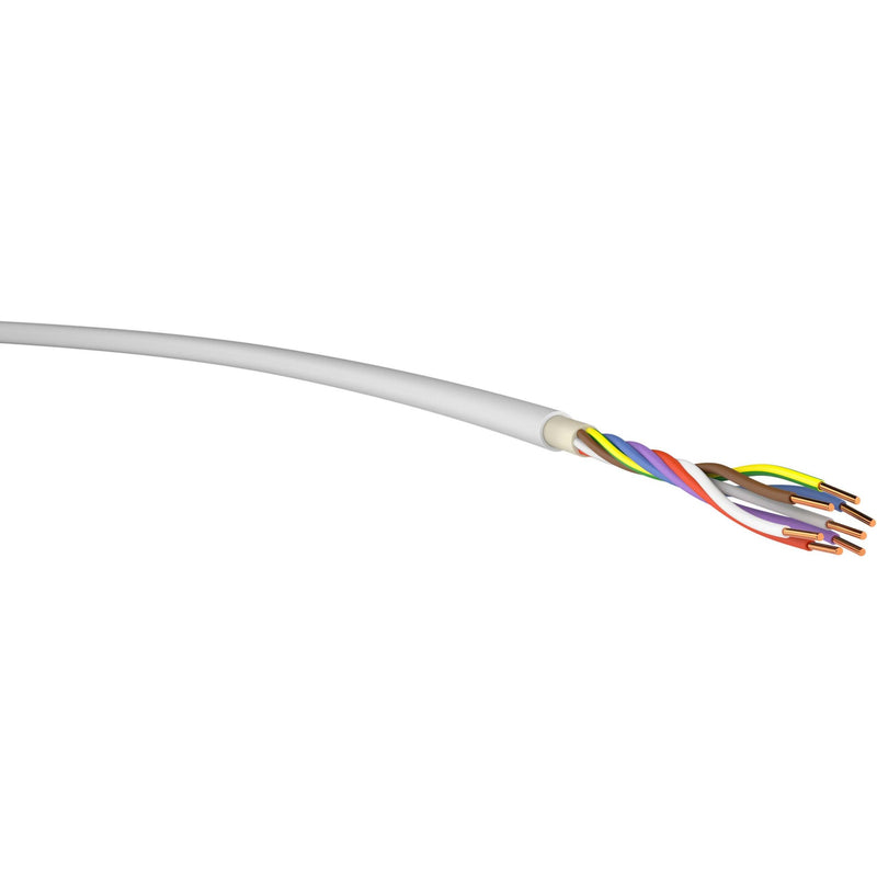 Klimaprime - Energiekabel < 1 kV, für feste Verlegung NYM-JB 7x1,5farEca Ri100 NYM-JB 7x1,5farEca Mantelltg Feuchtraum − 100 Meter