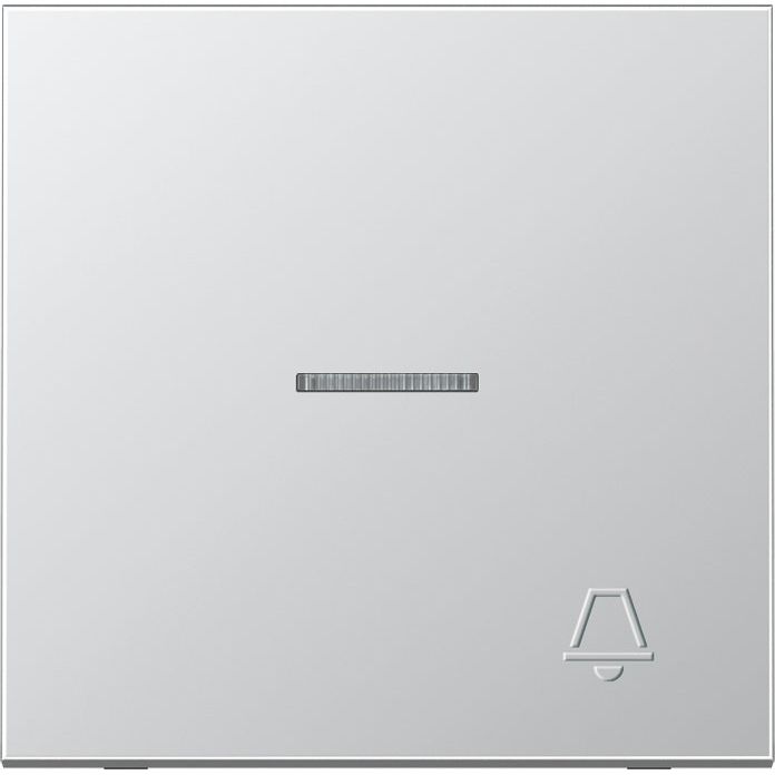 Jung - Abdeckung/Bedienelement für Installationsschalterprogramme Wippe geprägtes Symbol AL 2990 KO5 KP Klingel aluminium