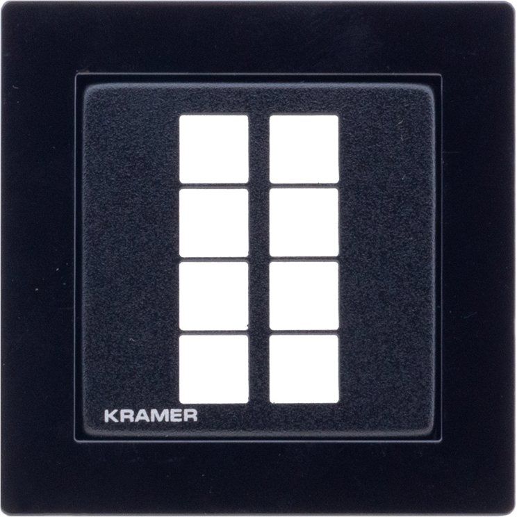 Kramer - Abdeckrahmen Rahmen/Frontplattenset RC-208/RC-308-EU-PAN f.RC-208/308,sw