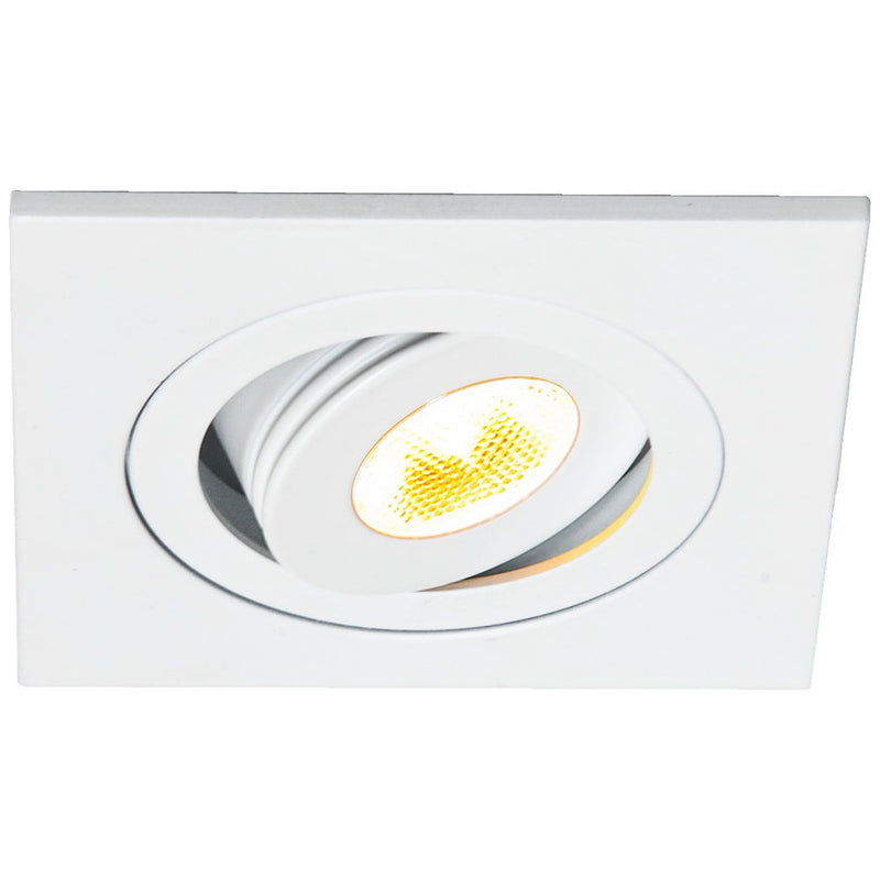 EVN Lichttechnik - Downlight/Strahler/Flutlicht P-LED Einbauleuchte P 24030102 ws 700mA 3W 3000K quad