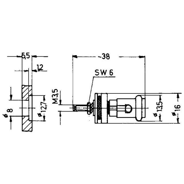 Telegärtner - Zubehör/Ersatzteile für Fernmeldetechnik Anschlussklemme KL 58 100025681 wasserrdicht/Einbau − 5 Stück