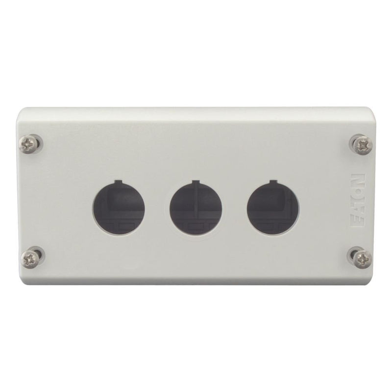 Eaton - Gehäuse für Befehls- und Meldegeräte Aufbaugehäuse M22-I3 f.3 Taster 22mm