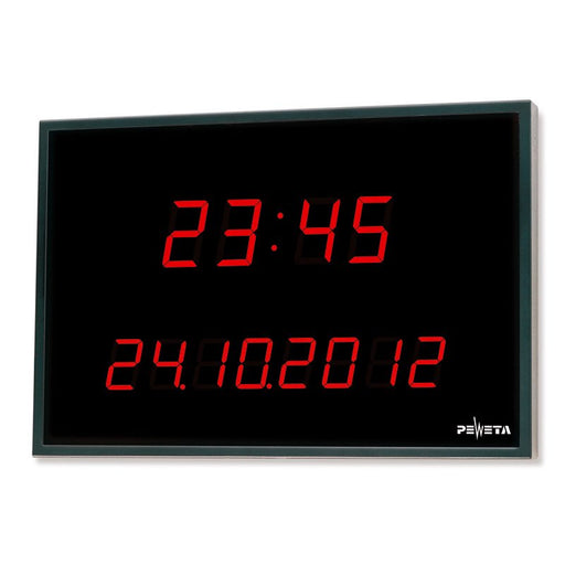 Peweta - Uhr LED-Digitaluhr 81.515.551 2-zeil,Uhrzeit,Datum