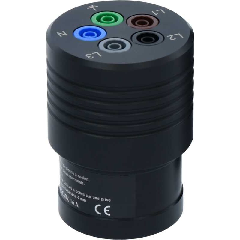 Gossen Metrawatt - Zubehör/Ersatzteile für Prüf- und Messgeräte (Elektro) Drehstromadapter METRALINE A3-16